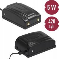 Насос аэратор зуммер для аквариума до 420л воздуха в час