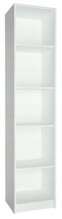 Открытая стойка стойки офиса Р1 белая с полками Роб