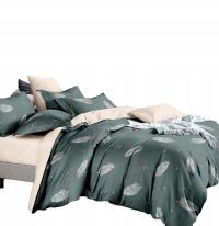 KOMPLET POŚCIELI 160X200 SATYNA BAWEŁNIANA 2XPOSZEWKA 70X80 DUŻO WZORÓW