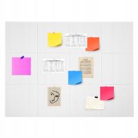 12 SZTUK Biurowa Tablica Korkowa Ścienna jako Zawiadomienie Memo Vision Board 30*30 cm Biała