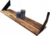 Настенная подвесная полка лофт для стен 120 см