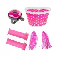 Велосипедная корзина розовый колокольчик украшение велосипед набор для девочки