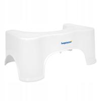 Schodek toaletowy podnóżek WC stołek łazienkowy ergonomiczny antypoślizg