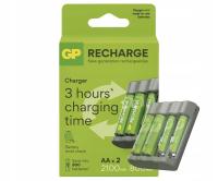 GP Ładowarka Recharge B441 + 2× AA Recharge 2100 mAh + 2× AAA Recharge 800