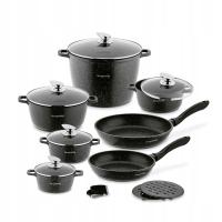 Набор кастрюль с крышками большой шайбы Konighoffer Pollo 16el