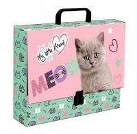 TECZKA Z RĄCZKĄ A4 XL MY LITTLE FRIEND FLUFFY KITTY