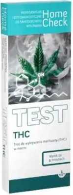 HOME CHECK THC Test do wykrywania marihuany 1 sztuka