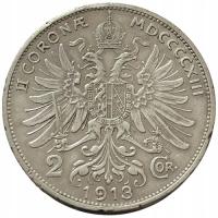 47436. Austria - 2 korony - 1913r. - Ag