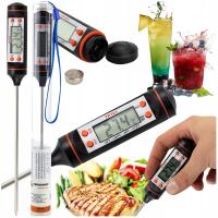 TERMOMETR ELEKTRONICZNY SZPILKOWY KUCHENNY Z SONDĄ DO MIĘS CIAST GRILLA