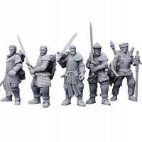 Questing Knights on foot - Highlands Miniatures