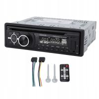 RADIO SAMOCHODOWE BLUETOOTH GŁOSNOMÓWIĄCYUSB AUX MP3 PILOT ZESTAW 4X60W