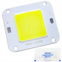 Dioda LED LeaderLED Moduł COB 100W BIAŁY 12V 46x40mm ciepła lub zimna