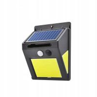 Lampa solarna 60 LED COB kinkiet zewnętrzny z czujnikiem