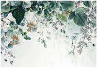 FOTOTAPETA LIŚCIE WISZĄCE ZIELONY SYPIALNIA SALON TAPETA FLIZELINA 300x210