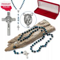 Четки из натуральных камней тигровый глаз бирюза 8мм продукт En PREMIUM