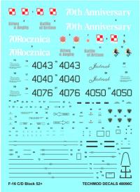 Techmod 48096 1/48 POLSKI F-16C/D Block 52+