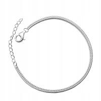 Bransoletka SREBRNA MODUŁOWA do charms SREBRO pr. 925 damska REGULOWANA