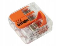 Быстроразъемный универсальный кабель / провод 3X 0,2-4 мм2 WAGO 221-413 (упаковка из 50 шт