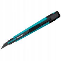 Berlingo nóż nożyk biurowy Silk Touch 9 mm czarne ostrze SK-2 niebieski
