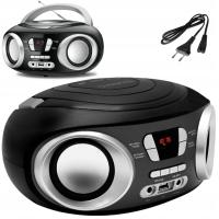 Radio Kuchenne Bluetooth Boombox FM Manta Chilli Black USB AUX BT