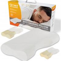 Ортопедическая подушка для сна AntiSnoring для храпа профилированная Qmed