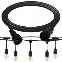 Przedłużacz Łącznik Kabel Do Girland Łańcuchów Świetlnych LED 1m BERGE