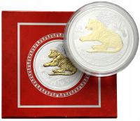 Australia. 1 dolar 2010, Rok Tygrysa – UNCJA SREBRA