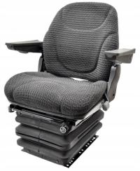 Siedzenie MTZ fotel Ursus Zetor Fendt Case materiałowe, podłokietniki