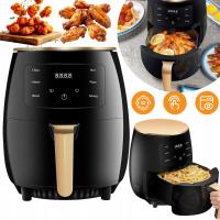 FRYTKOWNICA BEZTŁUSZCZOWA NA GORĄCE POWIETRZE DUŻA 2400W 6L WYŚWIETLACZ