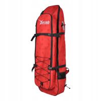 Torba na długie płetwy Praktyczna wodoodporna przenośna odporna na zużycie torba nurkowa czerwona