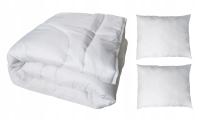 Kołdra całoroczna BIAŁA 160x200 +2 poduszki 70x80