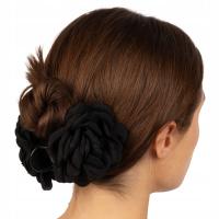 Шпилька украшение для волос большая пряжка цветок классический элегантный