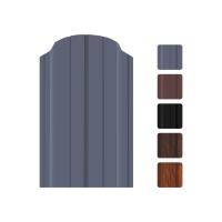 Sztachety metalowe dwustronne TERRA SZYMAŃSKI Grafit mat 140 cm.