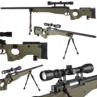 Снайперская винтовка ASG WELL реплика MB08D 400 FPS с прицелом и сошкой