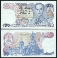 $ Tajlandia 50 BAHT P-90b UNC