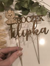 Topper na Tort drewniany - SAFARII