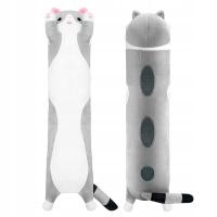 Талисман мягкая игрушка подушка мягкая игрушка длинный кот серый большой XL 50 см