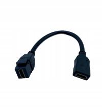 Модуль HDMI keystone, черный, кабель 15 см