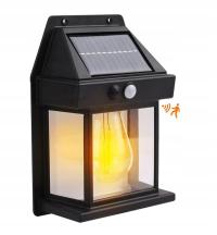 LAMPA HALOGEN LED SOLARNA Z CZUJNIKIEM RUCHU I ZMIERZCHU LATARENKA