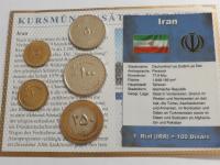 Iran menniczy Set monet obiegowych , blister 5 x UNC