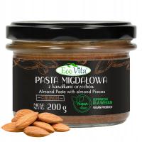 PASTA MIGDAŁOWA z Kawałkami Orzechów 200 g Crunch Dodatek Smarowidło