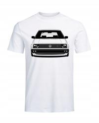 T-SHIRT MĘSKA KOSZULKA PREZENT FAN VOLKSWAGEN VW GOLF MK 1 MK 2 ZLOT R. S