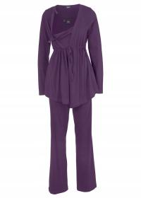 KOMPLET CIĄŻOWY I DO KARMIENIA TOP+KOSZULKA+SPODNIE BAWEŁNA_40/42 (W5)