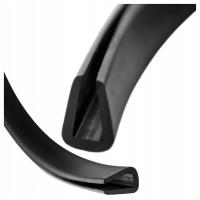 Uszczelka Krawędziowa 4mm S-583 Gumowa 1mb Wodoodporna Elastyczna Czarna