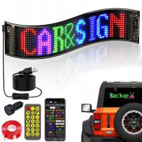 ELASTYCZNY WYŚWIETLACZ LED STEROWANIE APP PEŁNOKOLOROWY INTELIGENTNY