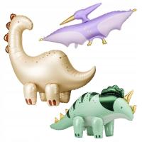 Balony Dinozaury na urodziny Brontozaur Triceratops Pterodaktyl urodzinowe