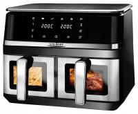 FRYTKOWNICA BEZTŁUSZCZOWA AIR FRYER FRYTOWNICA DWUKOMOROWA DUŻA 10L 2000W