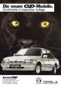 Plakat A3 - Opel Ascona C Wallpaper