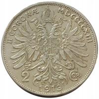 47435. Austria - 2 korony - 1913r. - Ag