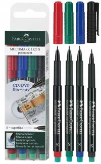 FABER-CASTELL Foliopis marker S Multimark 4 sztuki